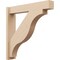 Ekena Millwork 5 1/2-in W x 28-in D x 28-in H Funston Block Rough Cedar Woodgrain TimberThane Outlooker, Primed Tan OUTUR055X28X28FST44RCPR - alternate 1